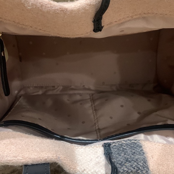 RARE Kate Spade Washington Square Sam Multicolor Wool Felt/Leather Satchel - Picture 8 of 12
